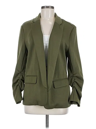 Pre-owned Scoop Blazer Jacket In Green
