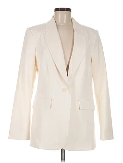 Pre-owned Scoop Blazer Jacket In Ivory
