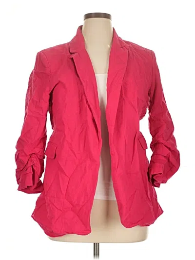 Pre-owned Scoop Blazer Jacket In Pink