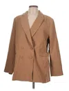 Scoop Blazer Jacket In Tan