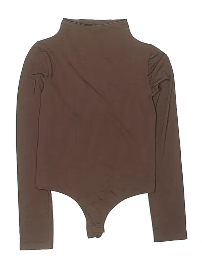 Pre-owned Scoop Bodysuit In Brown