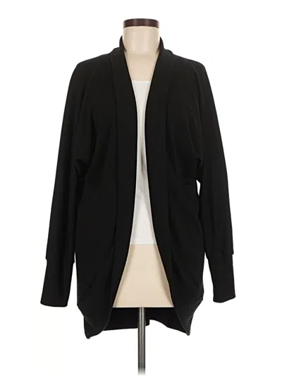 Pre-owned Scoop Cardigan Sweater In Black