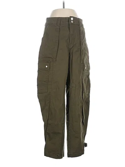 Pre-owned Scoop Cargo Pants In Green