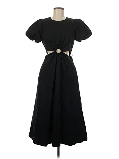 Pre-owned Scoop Casual Dress In Black