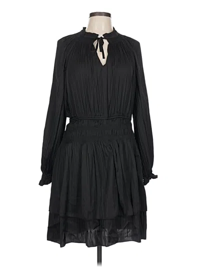 Pre-owned Scoop Casual Dress In Black