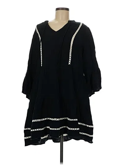 Pre-owned Scoop Casual Dress In Black