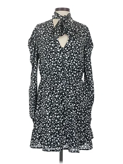 Pre-owned Scoop Casual Dress In Black