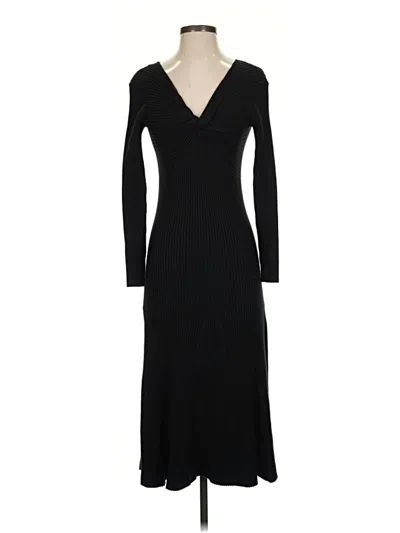 Pre-owned Scoop Casual Dress In Black