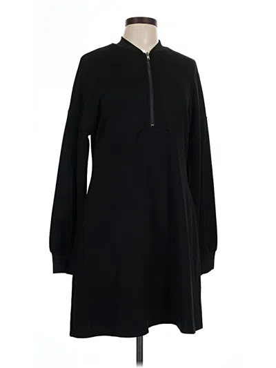 Pre-owned Scoop Casual Dress In Black