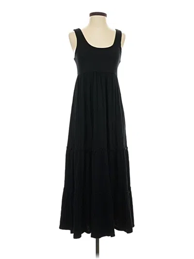 Pre-owned Scoop Casual Dress In Black