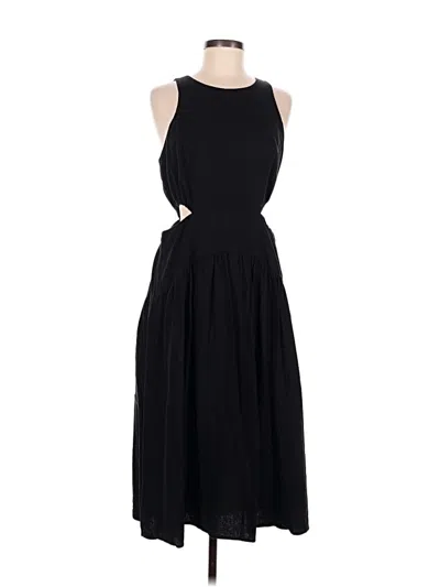 Pre-owned Scoop Casual Dress In Black