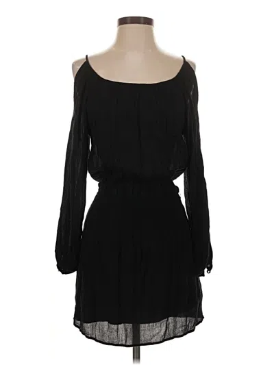Pre-owned Scoop Casual Dress In Black