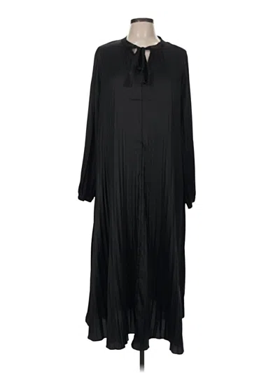 Pre-owned Scoop Casual Dress In Black