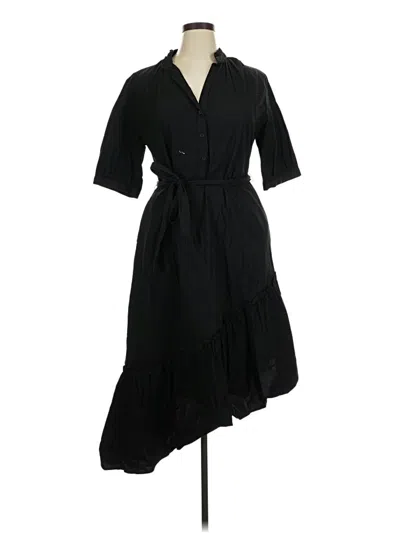 Pre-owned Scoop Casual Dress In Black