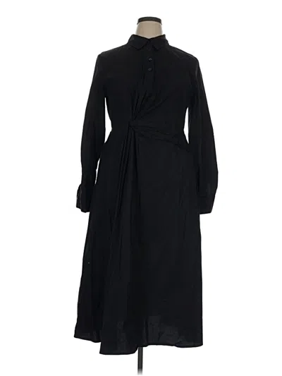 Pre-owned Scoop Casual Dress In Black