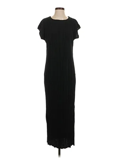 Pre-owned Scoop Casual Dress In Black