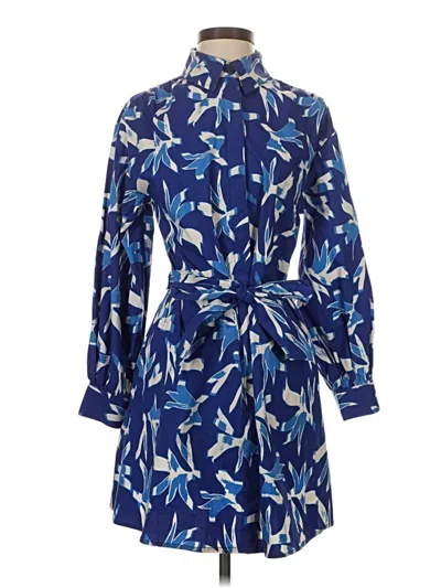 Pre-owned Scoop Casual Dress In Blue