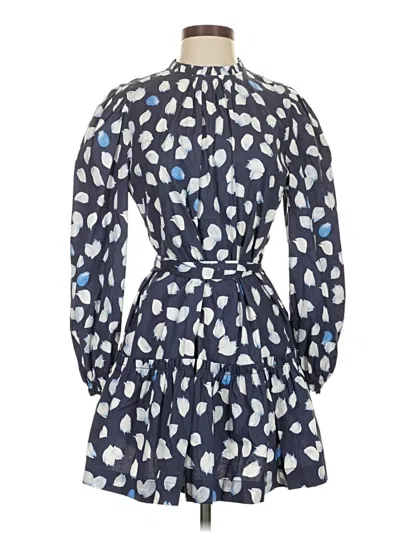 Pre-owned Scoop Casual Dress In Blue