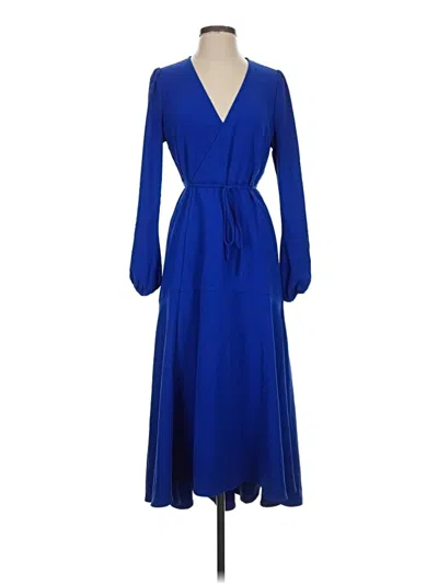 Pre-owned Scoop Casual Dress In Blue