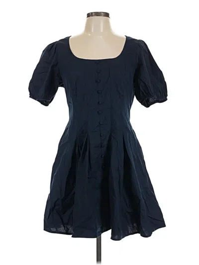 Pre-owned Scoop Casual Dress In Blue