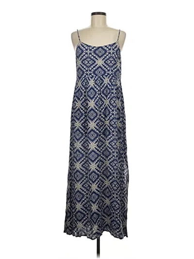 Pre-owned Scoop Casual Dress In Blue