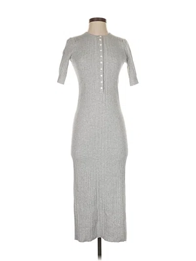 Pre-owned Scoop Casual Dress In Gray