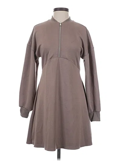 Pre-owned Scoop Casual Dress In Gray