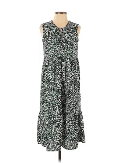 Pre-owned Scoop Casual Dress In Green