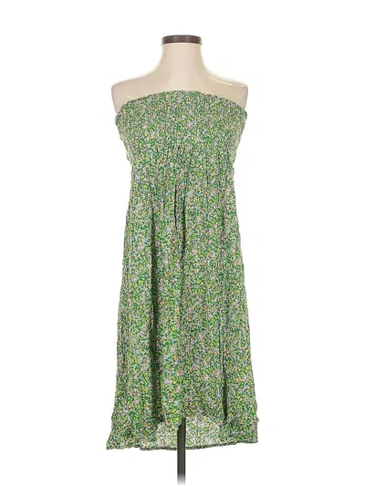 Pre-owned Scoop Casual Dress In Green