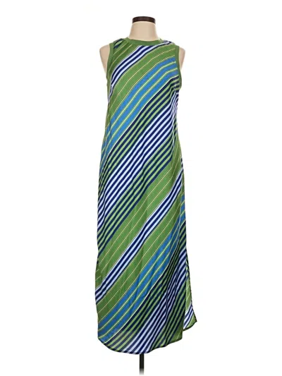 Pre-owned Scoop Casual Dress In Green
