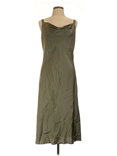 Pre-owned Scoop Casual Dress In Green