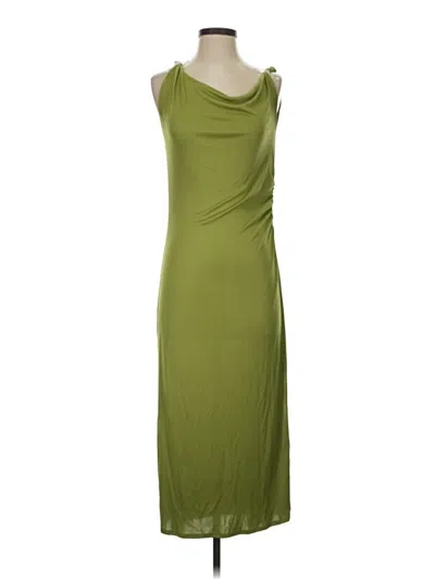 Pre-owned Scoop Casual Dress In Green