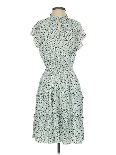 Pre-owned Scoop Casual Dress In Green