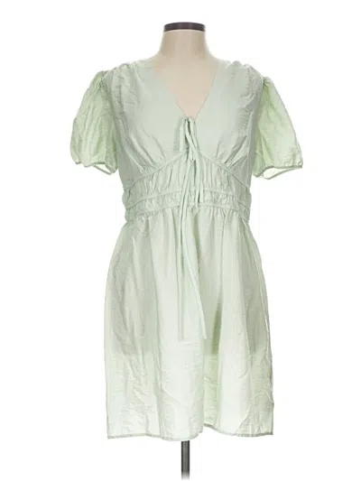 Pre-owned Scoop Casual Dress In Green