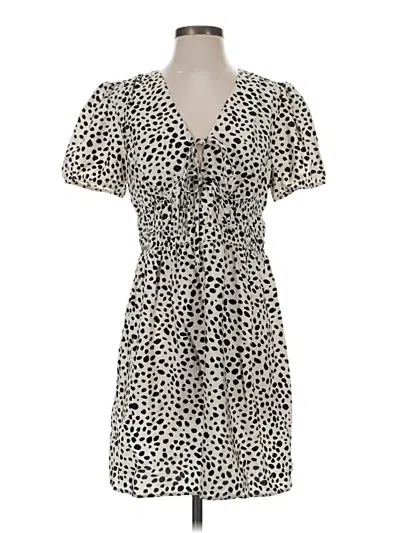 Pre-owned Scoop Casual Dress In Ivory