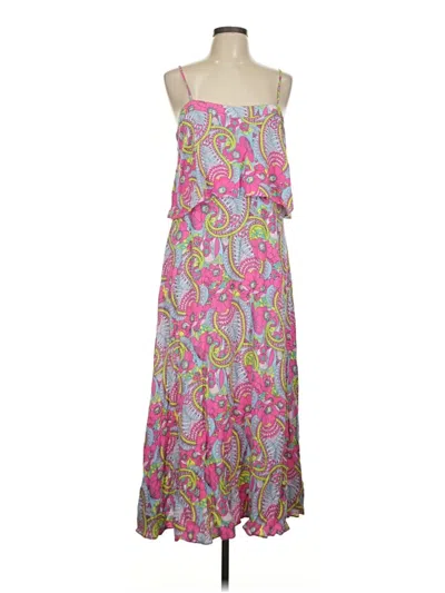 Pre-owned Scoop Casual Dress In Pink