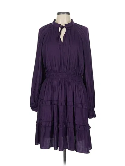 Pre-owned Scoop Casual Dress In Purple