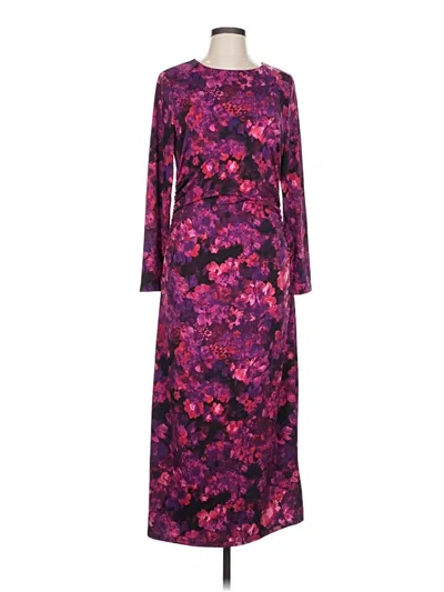 Pre-owned Scoop Casual Dress In Purple