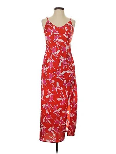 Pre-owned Scoop Casual Dress In Red