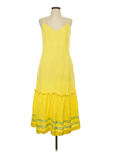 Pre-owned Scoop Casual Dress In Yellow