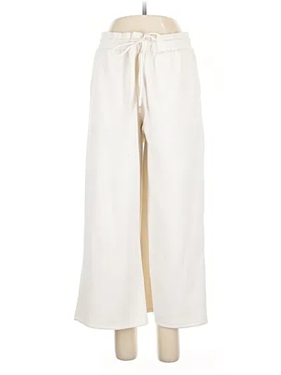 Pre-owned Scoop Casual Pants In White