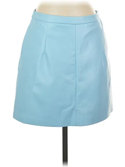 Pre-owned Scoop Casual Skirt In Blue