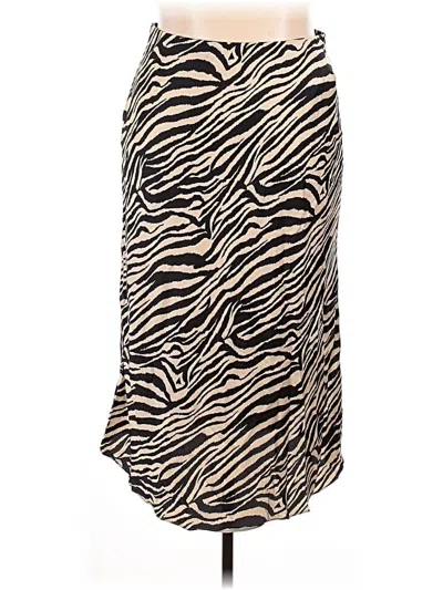 Pre-owned Scoop Casual Skirt In Tan