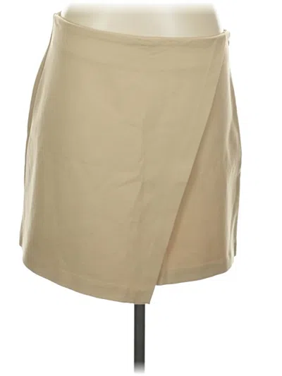 Pre-owned Scoop Casual Skirt In Tan