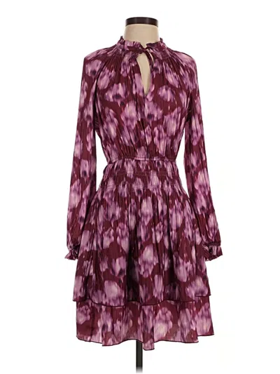 Pre-owned Scoop Cocktail Dress In Burgundy