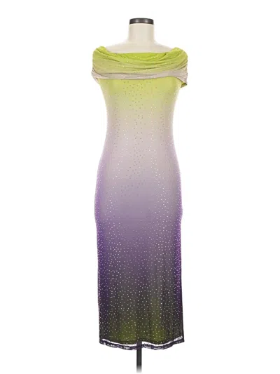 Pre-owned Scoop Cocktail Dress In Purple
