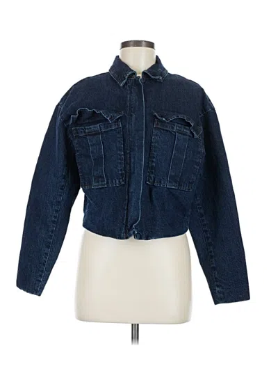 Pre-owned Scoop Denim Jacket In Blue