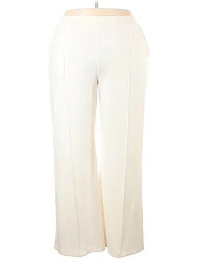 Pre-owned Scoop Dress Pants In Ivory