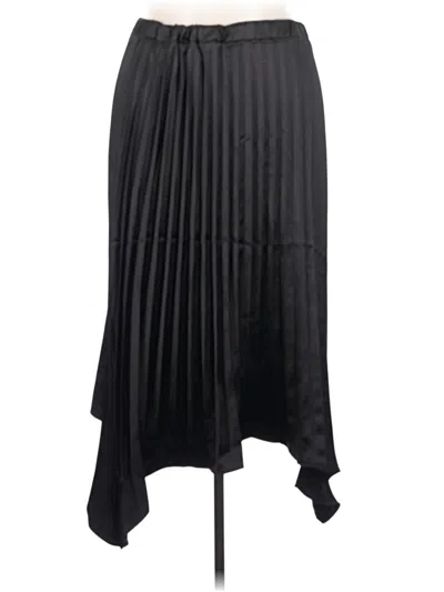 Pre-owned Scoop Formal Skirt In Black