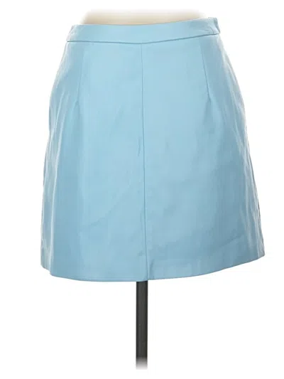 Pre-owned Scoop Formal Skirt In Blue